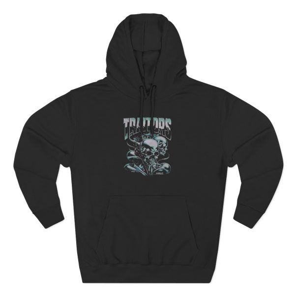Traitors Phobias Chrome Three-panel Fleece Hoodie